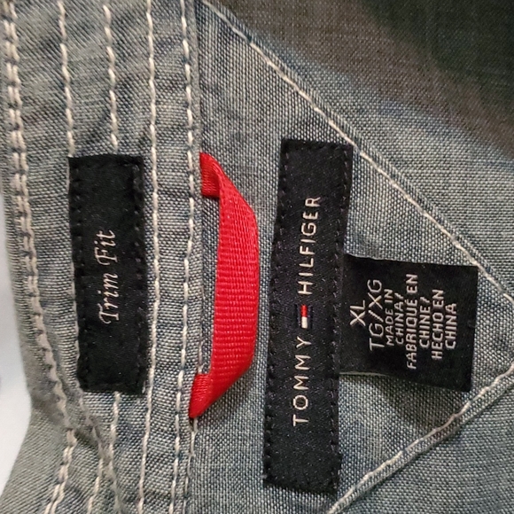 Tommy Hilfiger Denim Button up Shirt XL - Picture 4 of 7